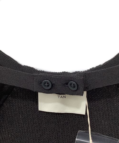 TAN（タン）TAN (タン) SHEER PUFFED BOLERO ブラック サイズ:F 未使用品の古着・服飾アイテム