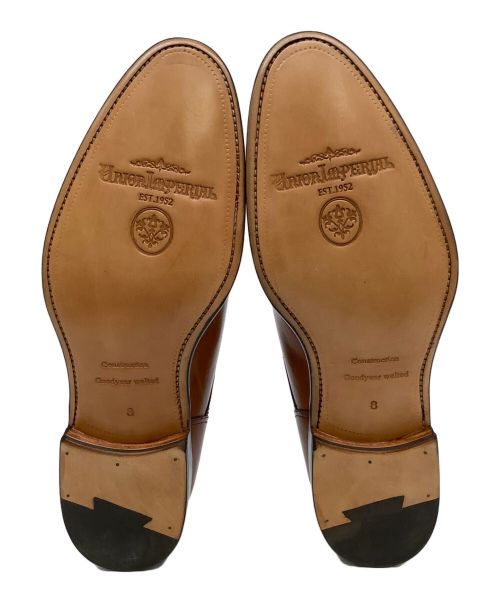 UNION IMPERIAL（ユニオンインペリアル）UNION IMPERIAL (ユニオンインペリアル) Uチップシューズ ベージュ サイズ:8の古着・服飾アイテム