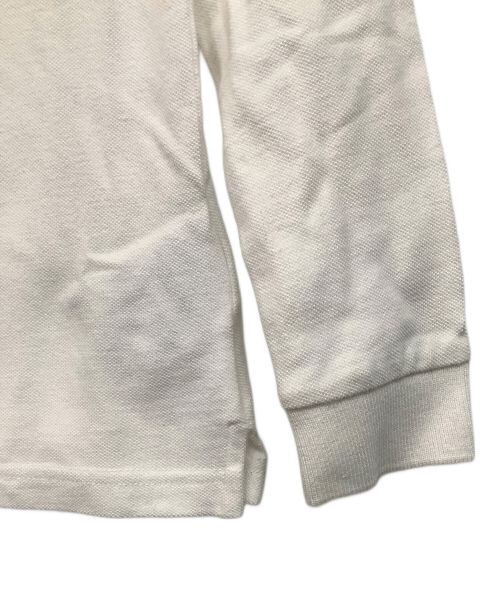 MONCLER（モンクレール）MONCLER (モンクレール) ポロシャツ ホワイト サイズ:6Aの古着・服飾アイテム