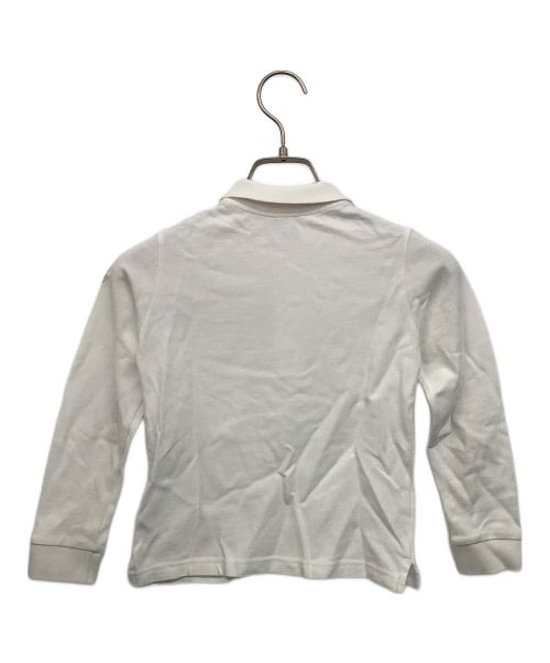 MONCLER（モンクレール）MONCLER (モンクレール) ポロシャツ ホワイト サイズ:6Aの古着・服飾アイテム
