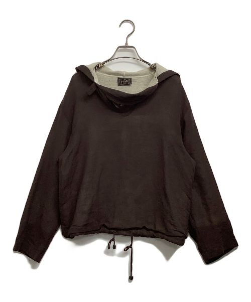FENDI（フェンディ）FENDI (フェンディ) リネン混パーカー ブラウン サイズ:42の古着・服飾アイテム