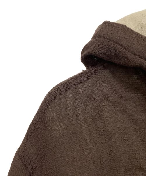 FENDI（フェンディ）FENDI (フェンディ) リネン混パーカー ブラウン サイズ:42の古着・服飾アイテム