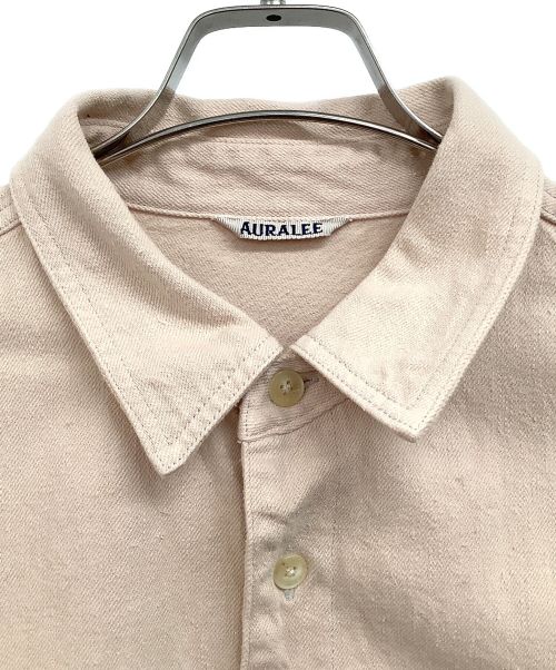 AURALEE（オーラリー）AURALEE (オーラリー) ボタニカルダイサベージデニムシャツジャケット ベージュ サイズ:5の古着・服飾アイテム