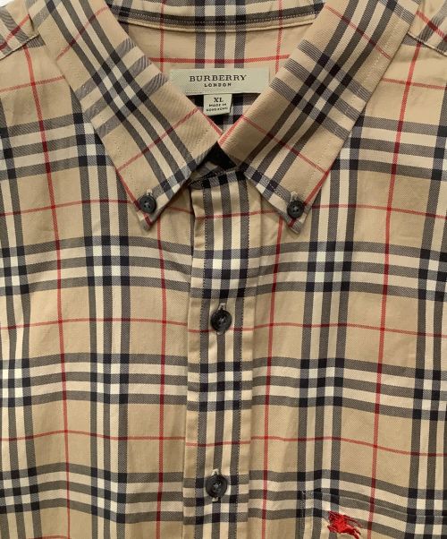 BURBERRY LONDON（バーバリーロンドン）BURBERRY LONDON (バーバリーロンドン) 半袖シャツ ベージュ サイズ:XLの古着・服飾アイテム