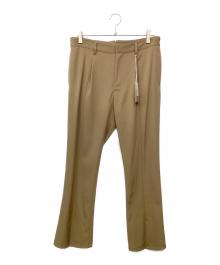 BED J.W. FORD（ベッドフォード）の古着「FLARE PANTS」｜ベージュ