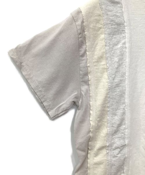 Needles（ニードルズ）Needles (ニードルズ) DC (ディーシー) 切替カットソー ホワイト×グレー サイズ:S 未使用品の古着・服飾アイテム