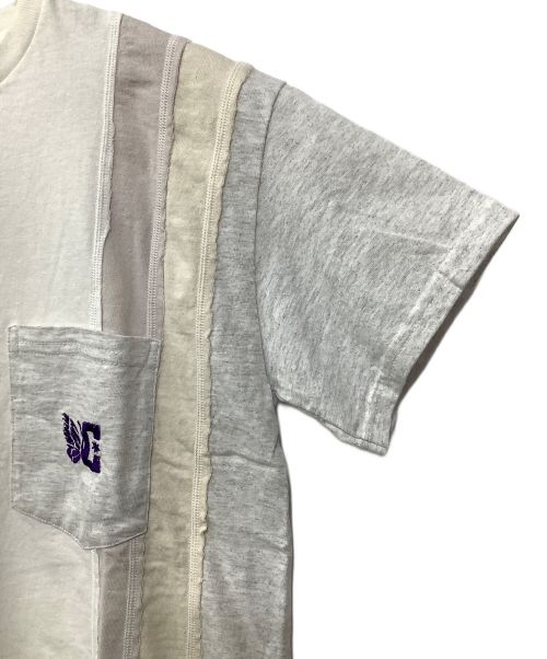 Needles（ニードルズ）Needles (ニードルズ) DC (ディーシー) 切替カットソー ホワイト×グレー サイズ:S 未使用品の古着・服飾アイテム