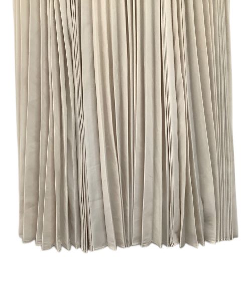 Ameri（アメリ）AMERI (アメリ) プリーツスカート ベージュ サイズ:Mの古着・服飾アイテム