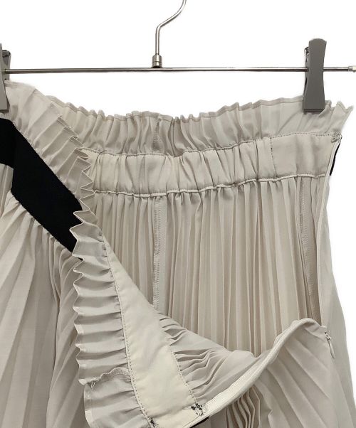 Ameri（アメリ）AMERI (アメリ) プリーツスカート ベージュ サイズ:Mの古着・服飾アイテム