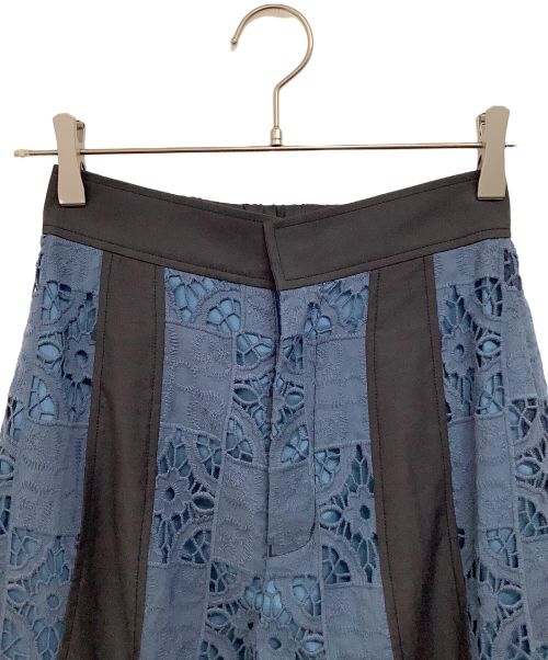 UNITED TOKYO（ユナイテッドトーキョー）UNITED TOKYO (ユナイテッドトーキョー) コットンレースウエスタンパンツ グレー×ブルー サイズ:1の古着・服飾アイテム