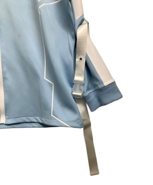 HIDOLA TRAL（イドラタール）HIDOLA TRAL (イドラタール) トラックジャケット スカイブルー×ホワイト サイズ:Mの古着・服飾アイテム