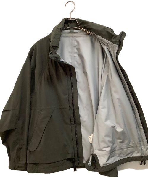 BEAUTY&YOUTH（ビューティーアンドユース）BEAUTY&YOUTH (ビューティーアンドユース) PERTEX SHIELD MULTI POCKET STAND COLLAR JACKET/ グレー サイズ:Sの古着・服飾アイテム