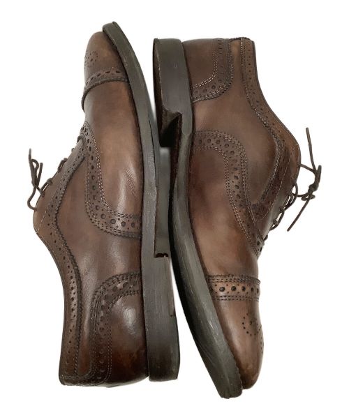BROOKS BROTHERS（ブルックスブラザーズ）BROOKS BROTHERS (ブルックスブラザーズ) ウィングチップシューズ ブラウン サイズ:7の古着・服飾アイテム