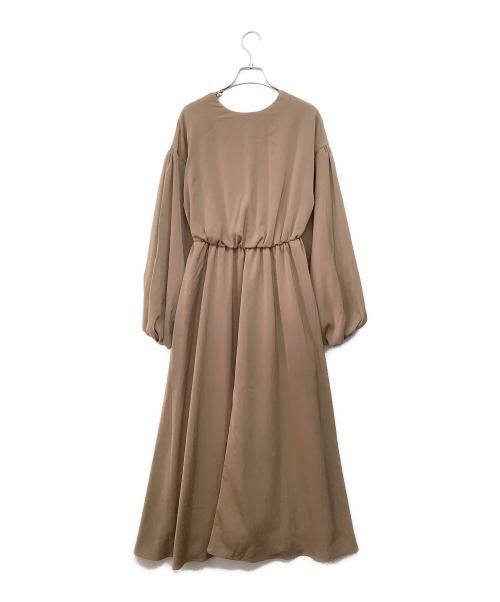 Louren（ローレン）louren (ローレン) ワンピース ベージュ サイズ:Fの古着・服飾アイテム