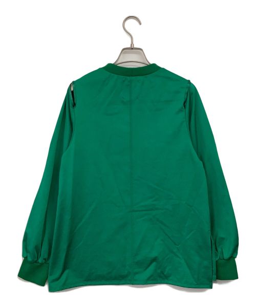 UNITED TOKYO（ユナイテッドトーキョー）UNITED TOKYO (ユナイテッドトーキョー) プレーディングスリットトップス グリーン サイズ:FREEの古着・服飾アイテム