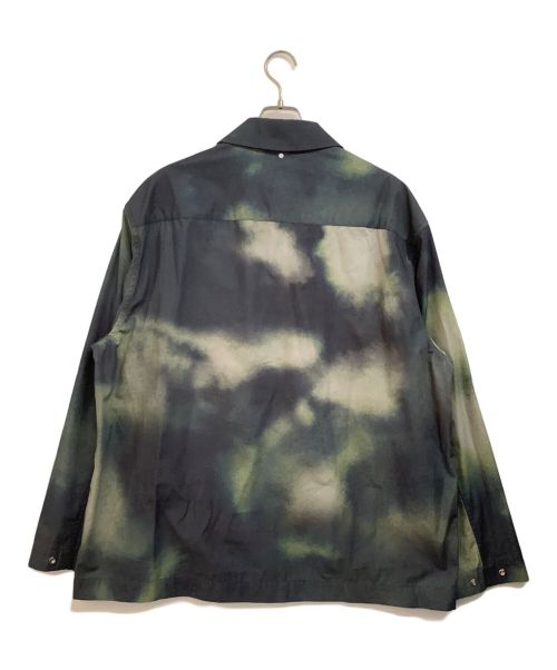 OAMC（オーエーエムシー）OAMC (オーエーエムシー) タイダイ ロングスリーブ ボタン付きジャケット グリーン サイズ:Lの古着・服飾アイテム