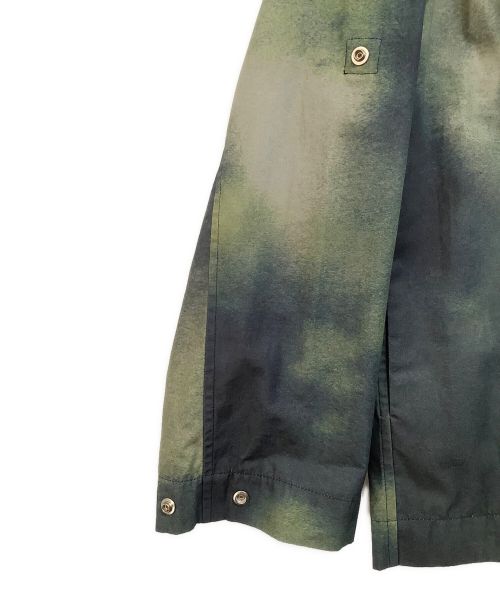 OAMC（オーエーエムシー）OAMC (オーエーエムシー) タイダイ ロングスリーブ ボタン付きジャケット グリーン サイズ:Lの古着・服飾アイテム