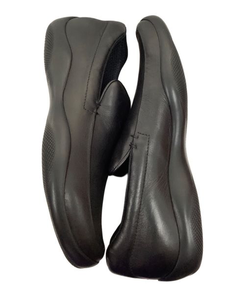 PRADA SPORTS（プラダスポーツ）PRADA SPORTS (プラダスポーツ) レザースリッポン ブラック サイズ:5 1/2の古着・服飾アイテム