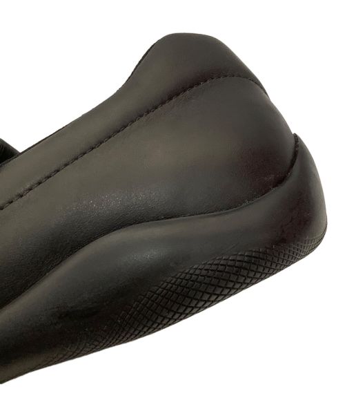 PRADA SPORTS（プラダスポーツ）PRADA SPORTS (プラダスポーツ) レザースリッポン ブラック サイズ:5 1/2の古着・服飾アイテム