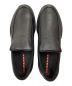 中古・古着 PRADA SPORTS (プラダスポーツ) レザースリッポン ブラック サイズ:5 1/2：16000円