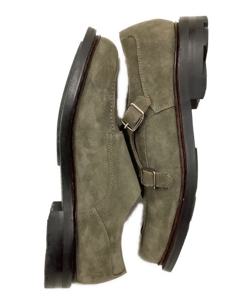 SHOEISM（シューイズム）SHOEISM (シューイズム) Uチップダブルモンク グレー サイズ:9の古着・服飾アイテム