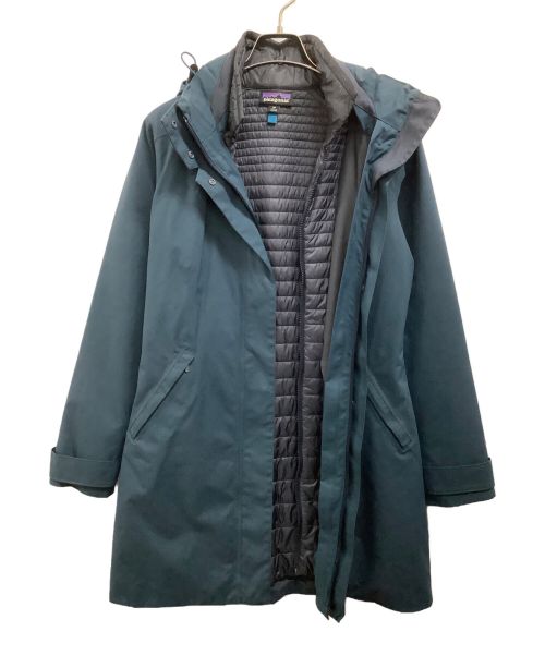 Patagonia（パタゴニア）Patagonia (パタゴニア) ヴォスクスリーインパーカ ネイビー サイズ:XSの古着・服飾アイテム