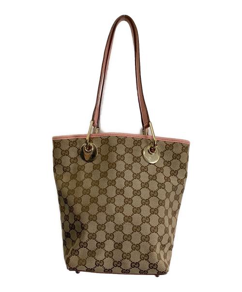GUCCI（グッチ）GUCCI (グッチ) トートバッグ ベージュの古着・服飾アイテム
