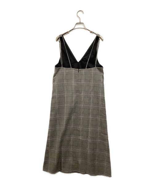 Mila Owen（ミラオーウェン）Mila Owen (ミラオーウェン) キャミソールワンピース グレーの古着・服飾アイテム