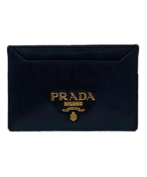 PRADA（プラダ）PRADA (プラダ) カードケース ブラックの古着・服飾アイテム