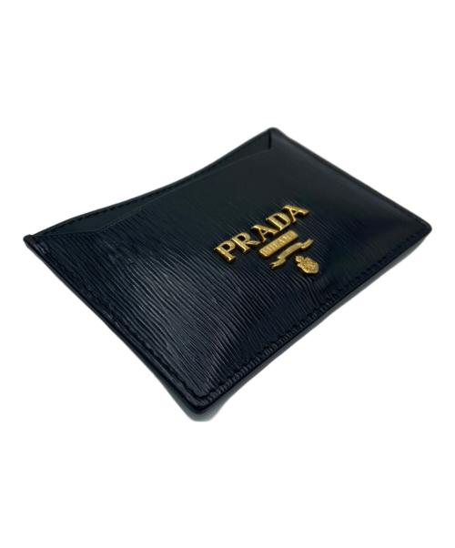 PRADA（プラダ）PRADA (プラダ) カードケース ブラックの古着・服飾アイテム