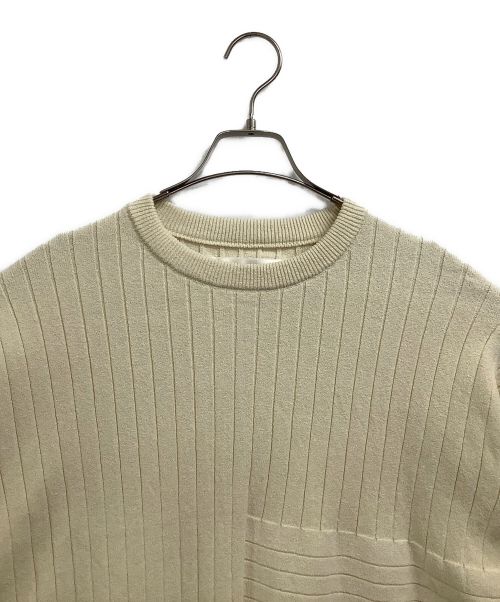 CITY（シティ）CITY (シティ) リブクルーネックプルオーバー ベージュ サイズ:1の古着・服飾アイテム