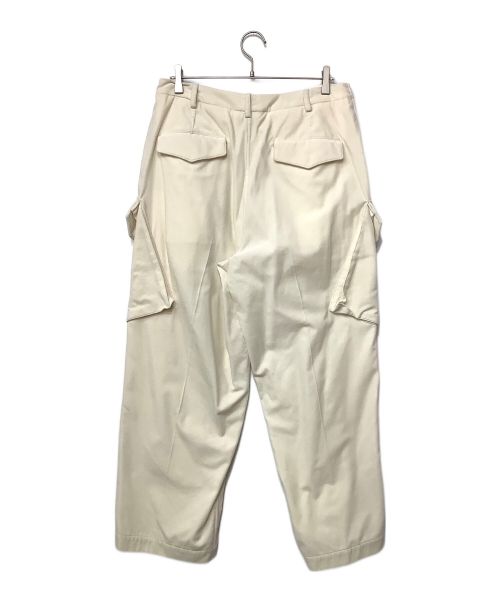 BLURHMS（ブラームス）blurhms (ブラームス) ベルヴェット コンバット トラウザー ベージュ サイズ:3の古着・服飾アイテム