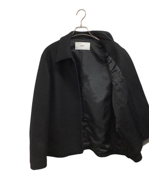 STUDIOUS（ステュディオス）STUDIOUS (ステュディオス) カシミヤウールジップブルゾン ブラック サイズ:1の古着・服飾アイテム