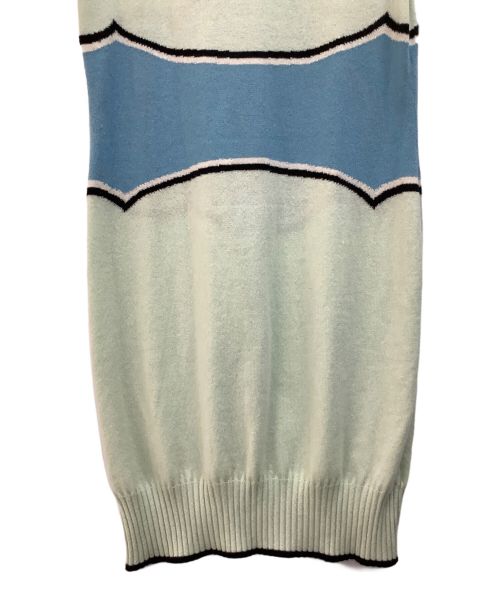 CHANEL（シャネル）CHANEL (シャネル) カシミアノースリーブニット グリーン サイズ:38の古着・服飾アイテム