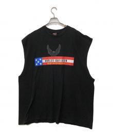 HARLEY-DAVIDSON（ハーレーダビッドソン）の古着「ノースリーブカットソー」｜ブラック