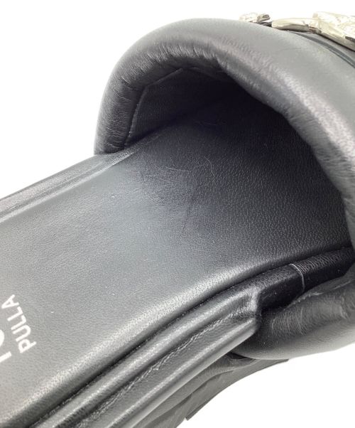 TOGA PULLA（トーガ プルラ）TOGA PULLA (トーガ プルラ) ビブラムソールサンダル ブラック サイズ:23の古着・服飾アイテム