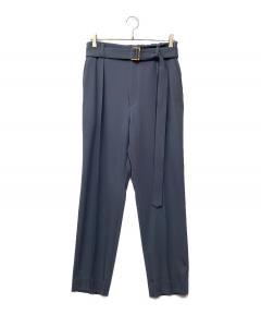 中古・古着通販】CULLNI (クルニ) ベルテッドワイドスラックス