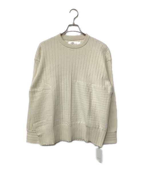 CITY（シティ）CITY (シティ) リブクルーネックプルオーバー ベージュ サイズ:1の古着・服飾アイテム