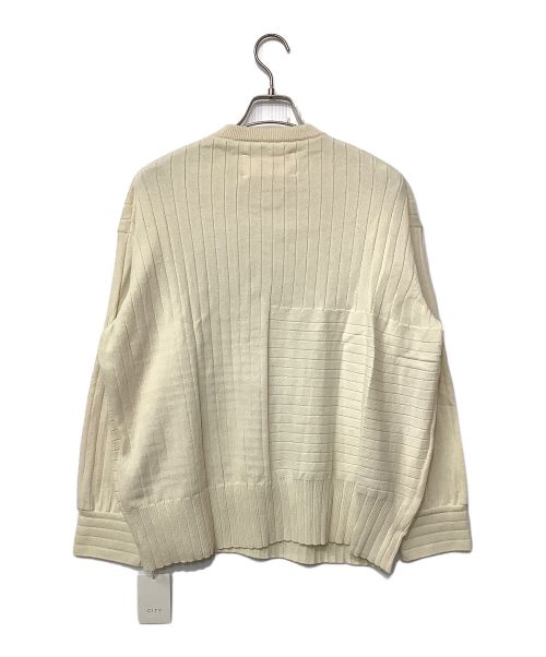 CITY（シティ）CITY (シティ) リブクルーネックプルオーバー ベージュ サイズ:1の古着・服飾アイテム