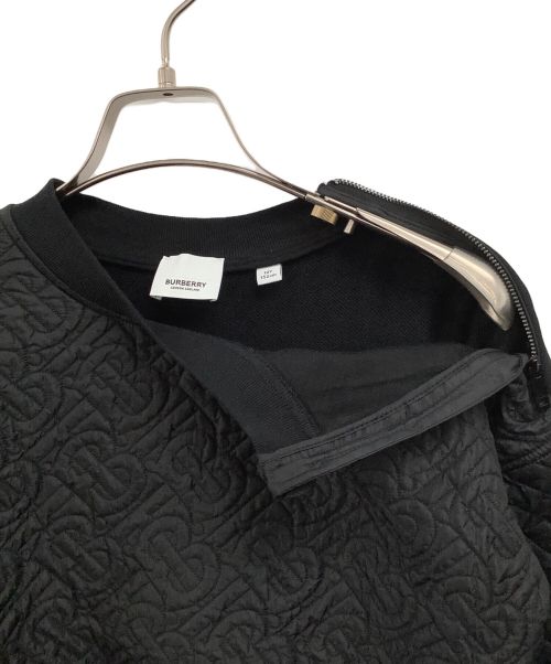 BURBERRY（バーバリー）BURBERRY (バーバリー) ロゴキルティングプルオーバー ブラック サイズ:152cmの古着・服飾アイテム