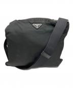 PRADAプラダ）の古着「ナイロンショルダーバッグ」｜ブラック