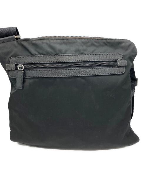 PRADA（プラダ）PRADA (プラダ) ナイロンショルダーバッグ ブラックの古着・服飾アイテム
