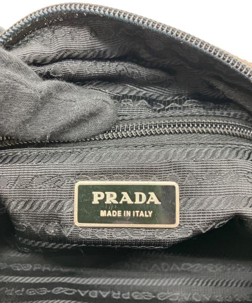 PRADA（プラダ）PRADA (プラダ) ナイロンショルダーバッグ ブラックの古着・服飾アイテム