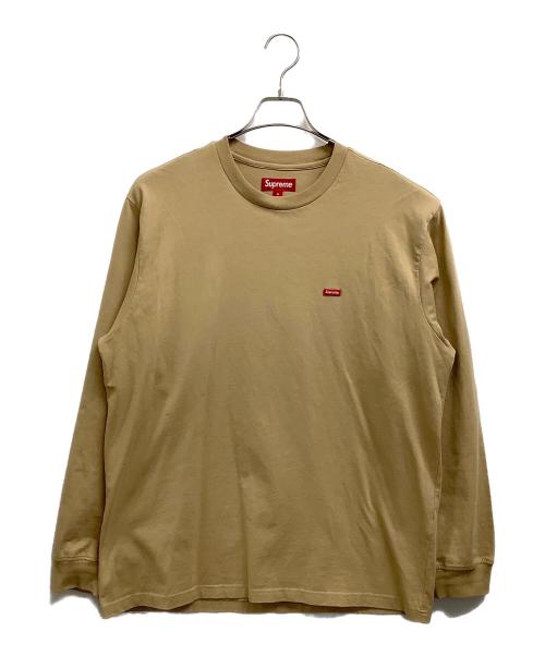 SUPREME（シュプリーム）SUPREME (シュプリーム) スモール ボックス ロンT ベージュ サイズ:Mの古着・服飾アイテム