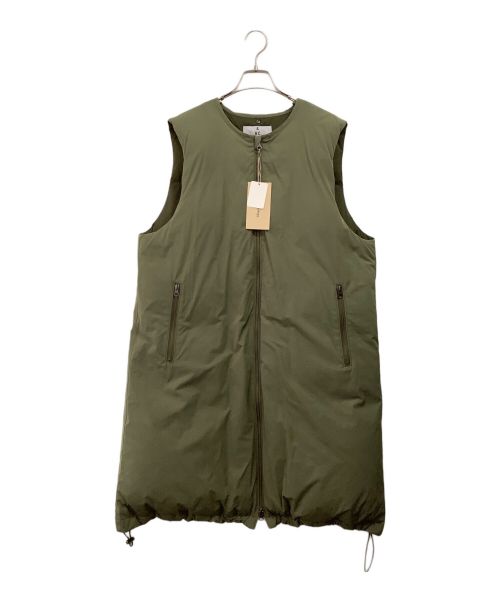 Curensology（カレンソロジー）Curensology (カレンソロジー) ダウンベスト グリーン サイズ:F 未使用品の古着・服飾アイテム