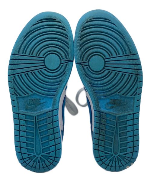 NIKE（ナイキ）NIKE (ナイキ) AIR JORDAN1　スニーカー ブルー×ホワイト サイズ:26の古着・服飾アイテム