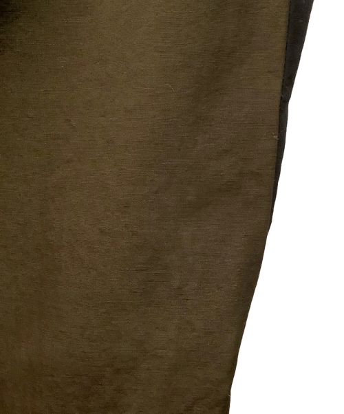 stein（シュタイン）stein (シュタイン) TRAINER'S TRACK EASY TROUSERS カーキ×ブラック サイズ:Lの古着・服飾アイテム