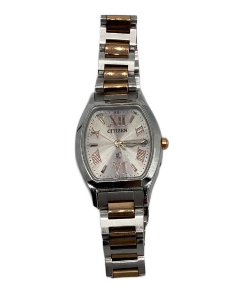 CITIZEN（シチズン）CITIZEN (シチズン) アナログ電波時計 ピンクベージュの古着・服飾アイテム