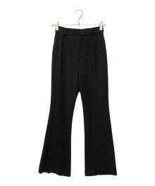ELLIE（エリー）の古着「ジョーゼットフレアパンツ」｜ブラック