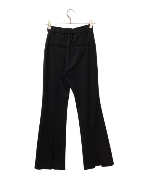ELLIE（エリー）ELLIE (エリー) ジョーゼットフレアパンツ ブラック サイズ:S 未使用品の古着・服飾アイテム